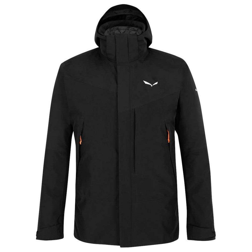 Salewa Herren Stelvio Gtx2l Convertible Mjkt Softshelljacken, Black Out
