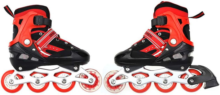 Inline-Skates, Rollschuhe, Schlittschuhe, Inline-Skates mit verstellbarer Grösse, für Kinder, Jugend