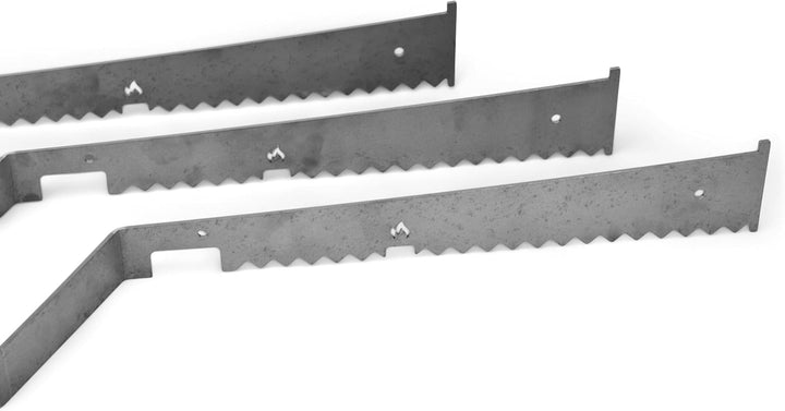 Grillrost.com Das Original Auflageleisten für alle 100cm Feuerplatten - sorgt für ausreichend Luft u