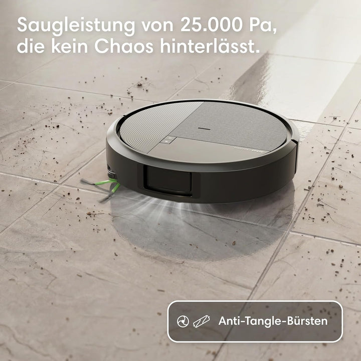 iRobot Roomba® Plus 576 Combo Roboter + AutoWash™ Dock, 25Kpa, Multifunktions‑Dock, Clearview LiDAR+