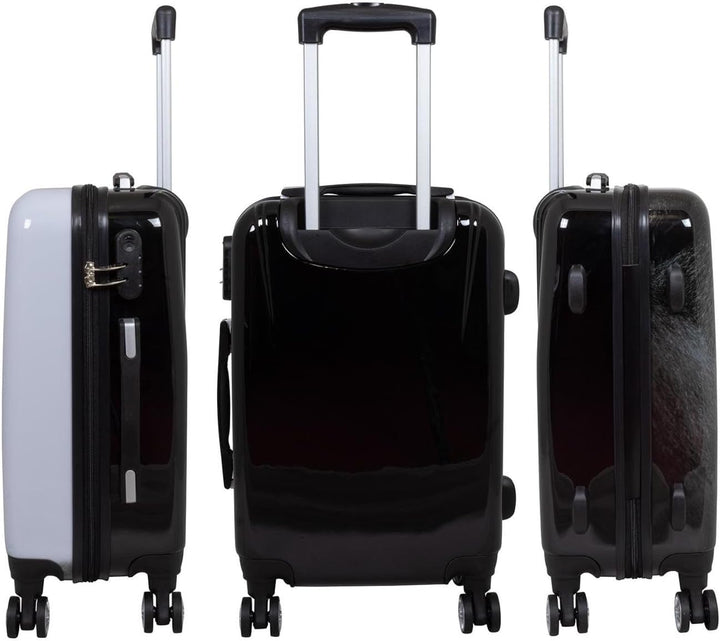 Hartschalen Koffer Trolley mit hochwertigem Motiv Print Gorilla Handgepäck, Grösse M Gorilla M, Gori