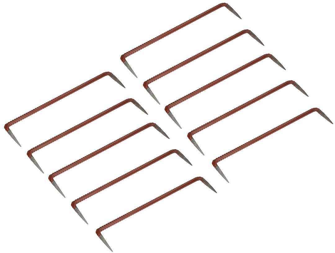 KOTARBAU® 10er Set Bauklammer 400 mm zum Verbinden von Gerüsten Holzkonstruktionen 400mm, 400mm