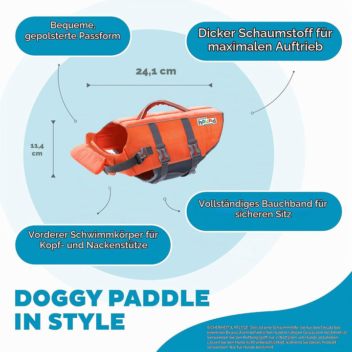 Kyjen 22018 Outward Hound Ripstop Quick Release Easy Fit Rettungsweste für Hunde, verstellbar, Gröss