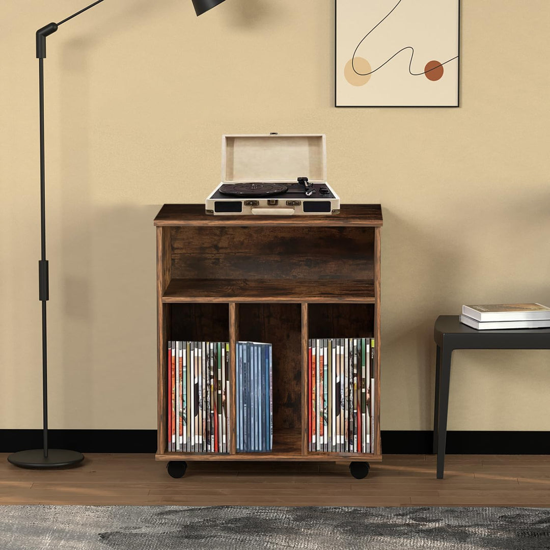 Lp Vinyl Aufbewahrungsschrank - Bücherregal - Aufbewahrung Zeitschriften Bücher Platten