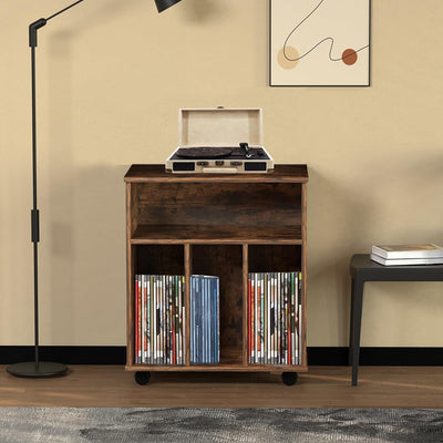 Lp Vinyl Aufbewahrungsschrank - Bücherregal - Aufbewahrung Zeitschriften Bücher Platten