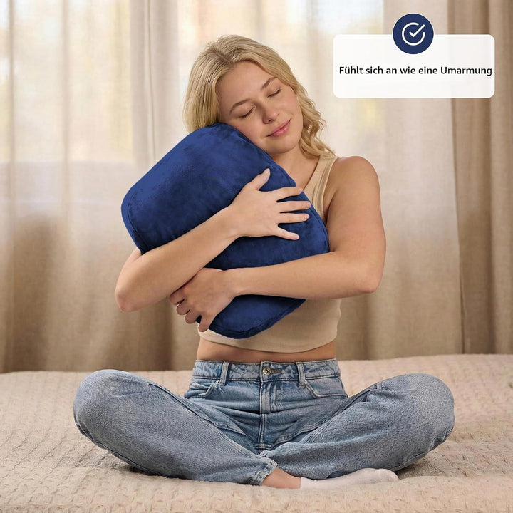 ODOXIA Gewichtskissen für Erwachsene 2.7 KG | 30 * 30 cm | Schlaf Besser &amp; finde Ruhe | Weighted Bod