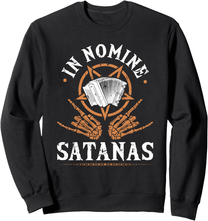 In Nomine Satanas, Krampus Perchten Steirische Harmonika Sweatshirt