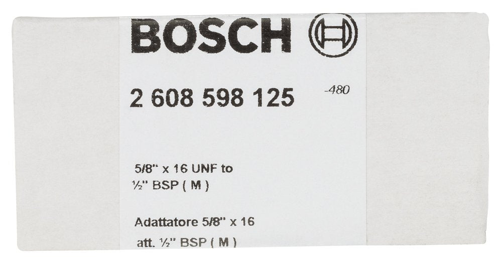Bosch Professional Adapter 5/8" x 16 UNF zu G 1/2"