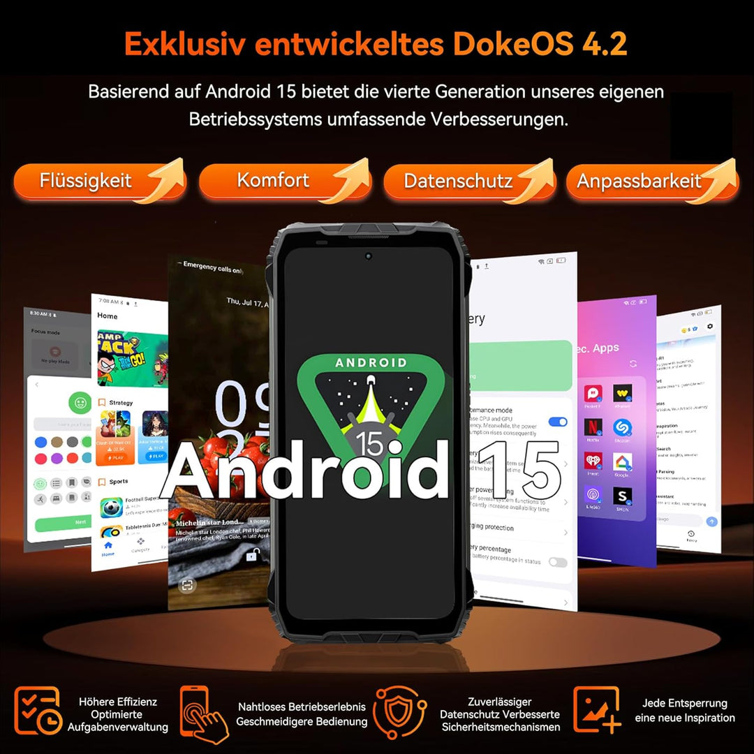 Blackview Xplore 2 Outdoor Handy Ohne Vertrag 5G, 20000mAh Outdoor Smartphone Android 15, 36GB+256GB