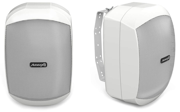 Audibax OVO 4 White Pareja de Altavoces Pasivos Pared 4 Pulgadas 100v / 8 ohm IP65