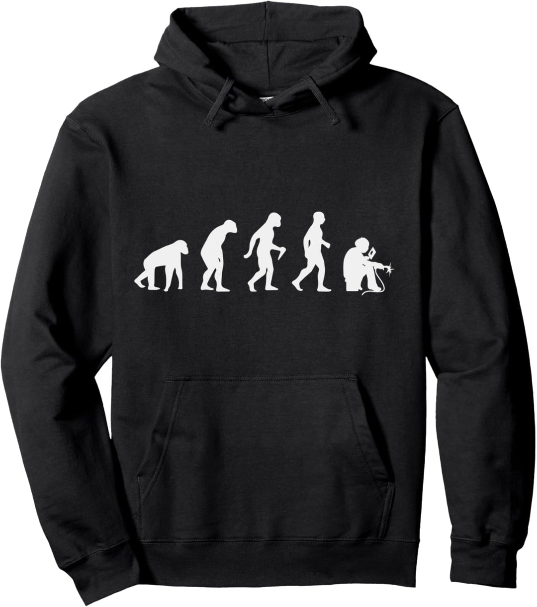 Schweisser Evolution Geschenk Schweissfachmann Schweissen Pullover Hoodie