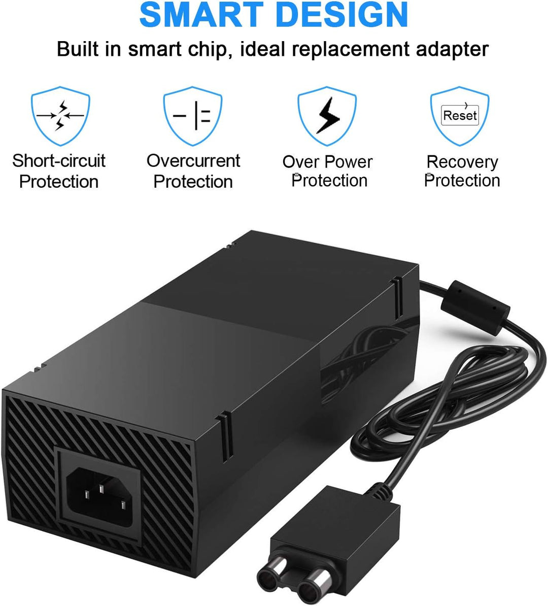 Xbox One Netzteil Brick, Xbox Power Supply Brick AC Ladegerät für Xbox One Konsole Ersatz Kit Netzte