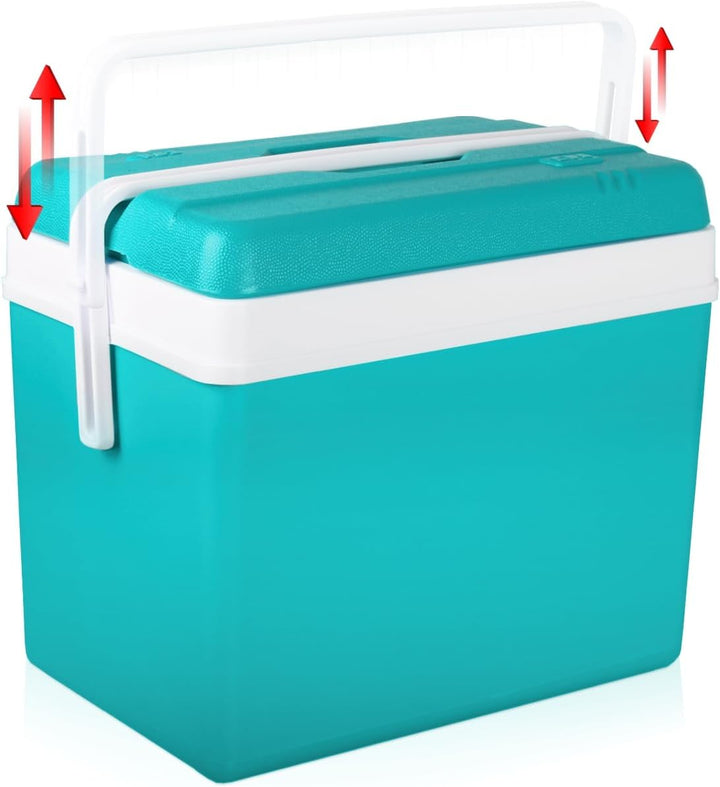 Kühlbox Isolierbox Kühltasche Camping Thermobox Isoliertasche Grau Kühlbox 35L TÜRKIS, Kühlbox 35L T