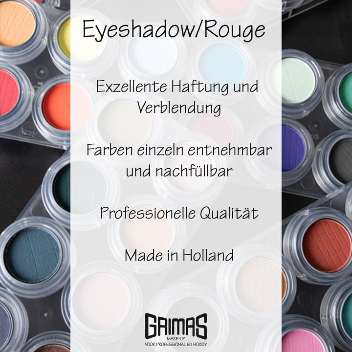 Rouge-/Lidschattenpalette RA mit 12 Farben, RA