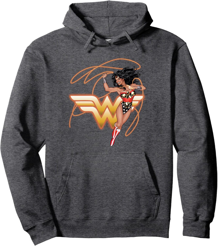 Wonder Woman Glowing Lasso Pullover Hoodie