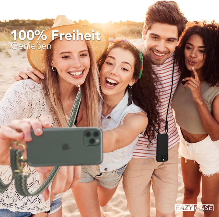 EAZY CASE Handykette - Verstellbares Taschenband kompatibel mit iPhone 11 Pro, Schulterriemen, Handy