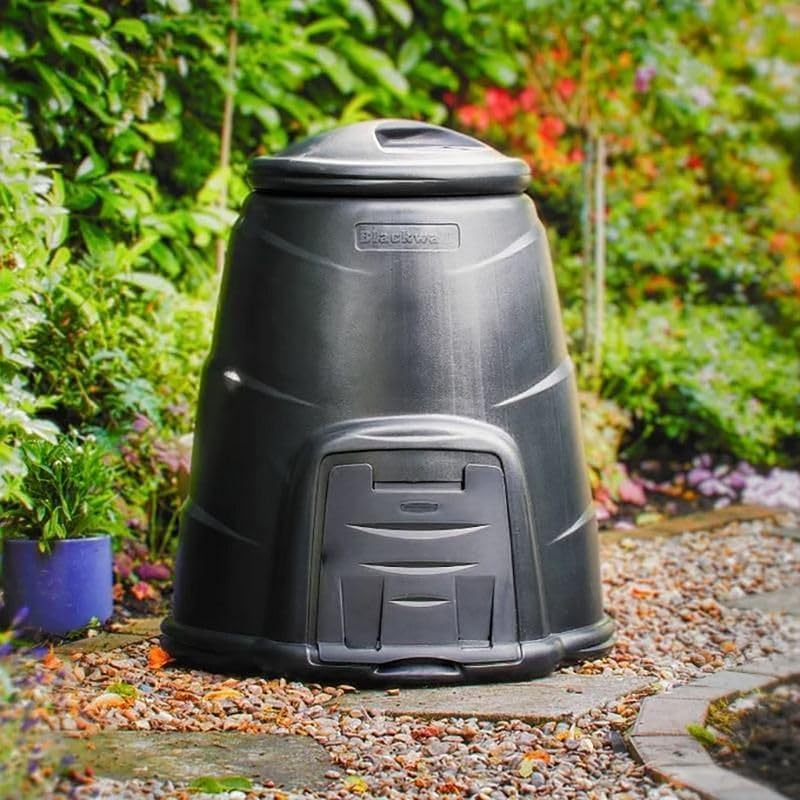 Original Organics Kompostkonverter, 220 l, Schwarz Composter Only, Composter Only