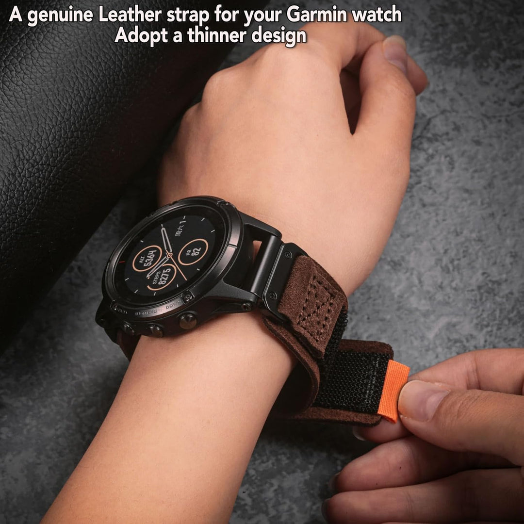 Armband für Garmin,Uhrenarmband Kompatibel mit Garmin superrobustes Nylon-Sportarmband für fēnix/For