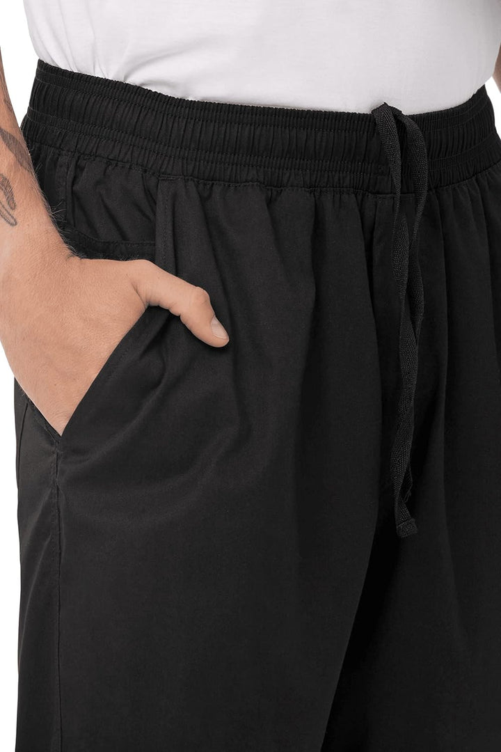 Chef Works BBLW Basic Herren Baggy Leichte Chef Hose, BBLW-BLK-S, S