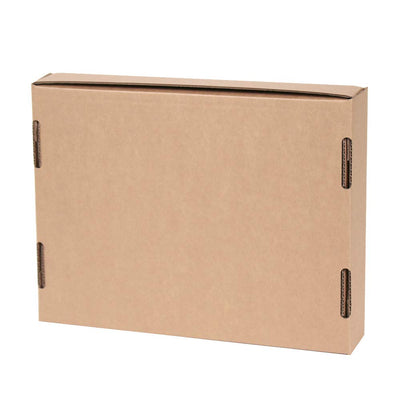 Only Boxes Karton aus Wellpappe, für Postversand, selbstaufbaubar, zur Aufbewahrung, Grösse L, 31 x