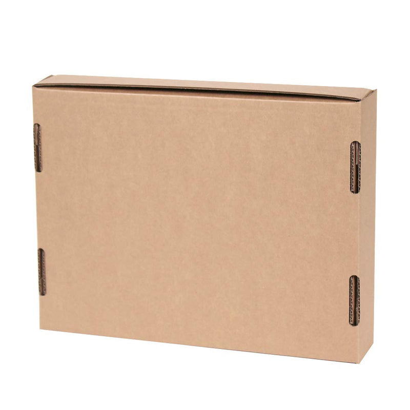 Only Boxes Karton aus Wellpappe, für Postversand, selbstaufbaubar, zur Aufbewahrung, Grösse L, 31 x