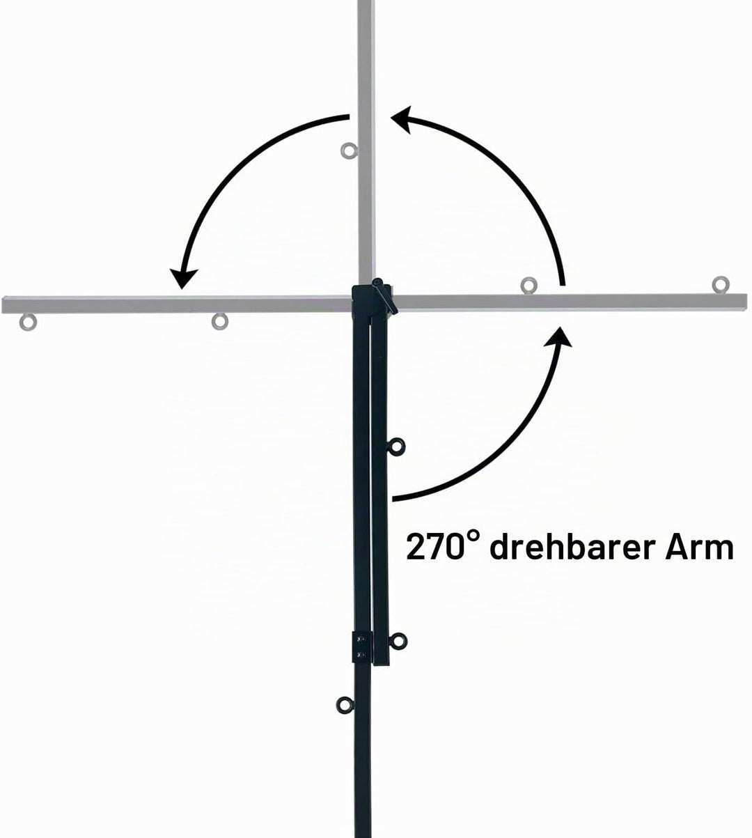 SHELANDY Fellpflegearm mit Klemme für grosse und kleine Hunde – 88,9 cm höhenverstellbar und mit zwe