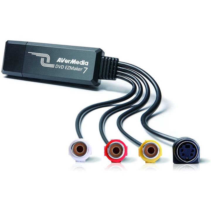 AverMedia [C039] DVD EZMaker 7 - VHS/8mm/Hi8 Videokonverter zur Bearbeitung-Nachbearbeitung [Video v