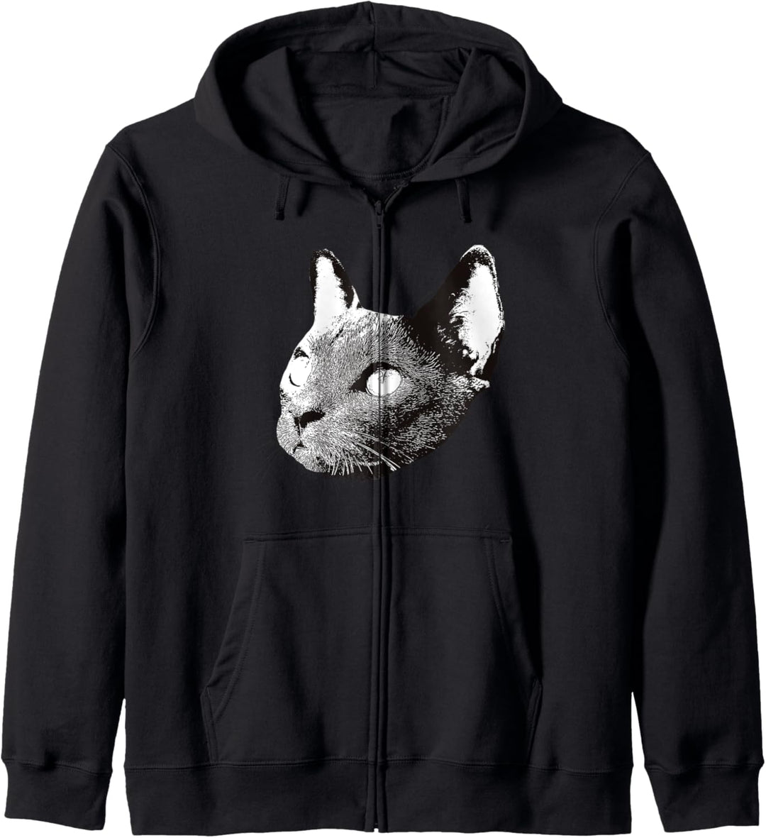 Korat-Katze Kapuzenjacke