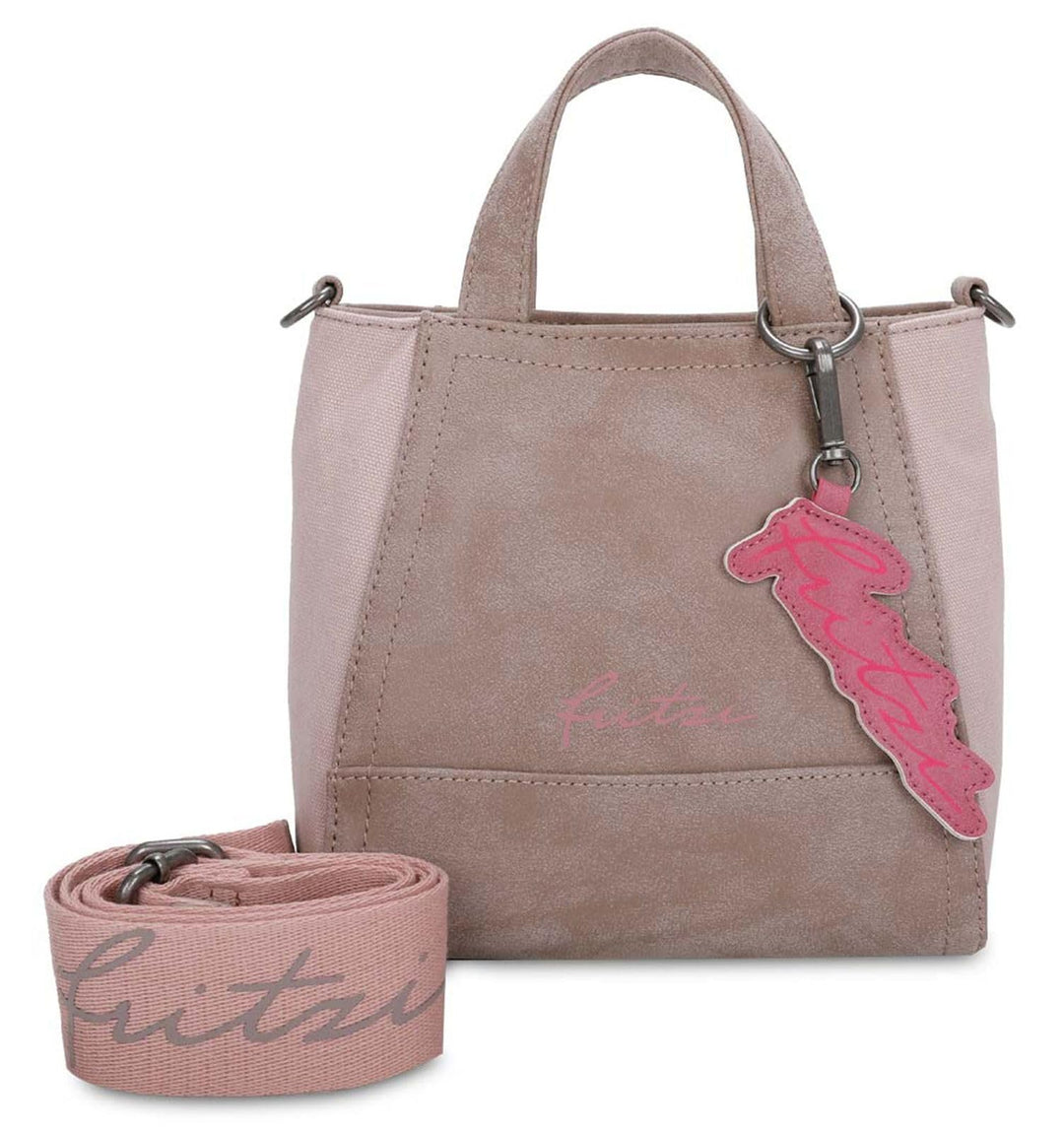 Fritzi aus Preussen Damen Joy02 Vintage Mix Taupy Umhängetasche