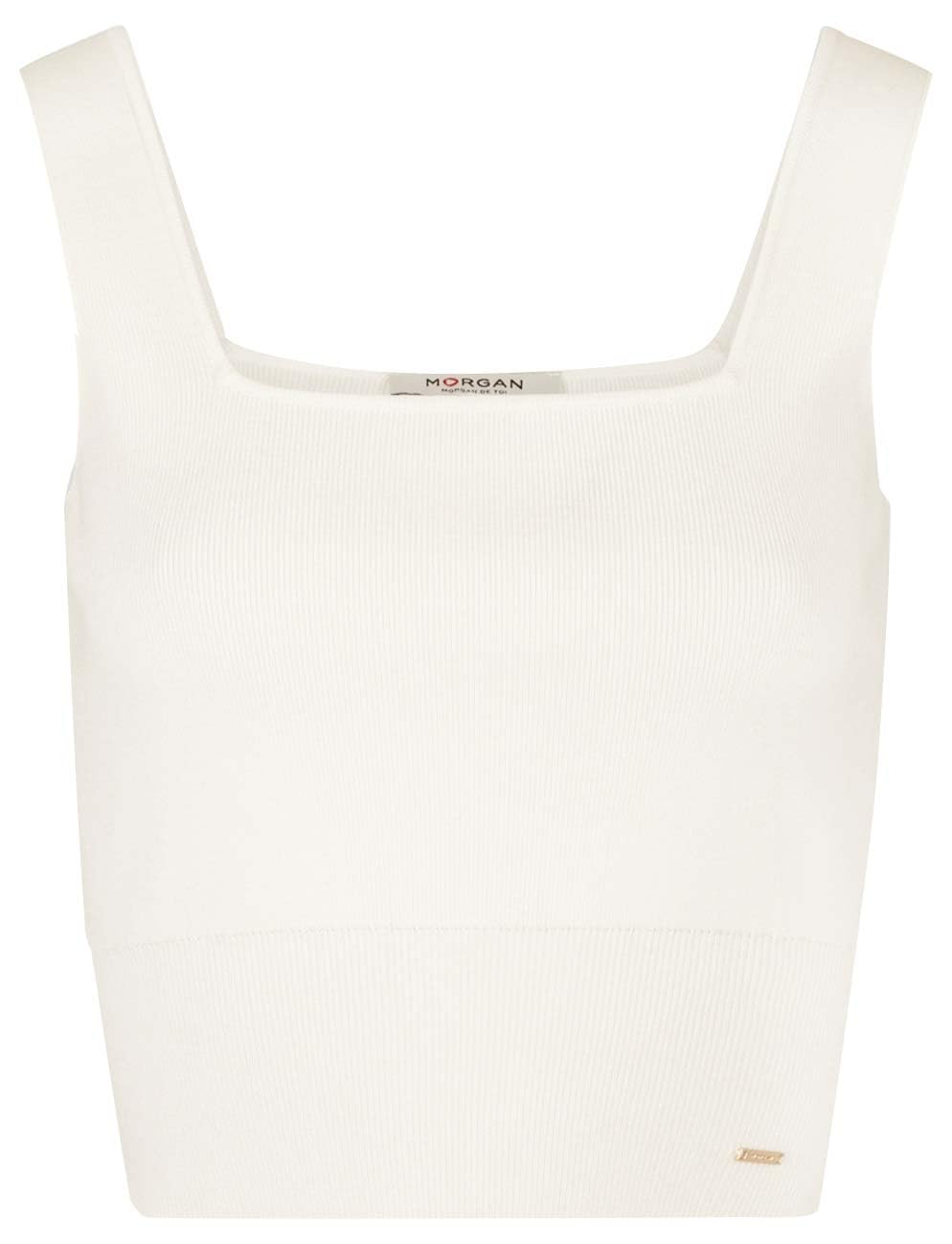 Morgan Tanktop-Pullover mit breiten Trägern M Cremefarben, M Cremefarben
