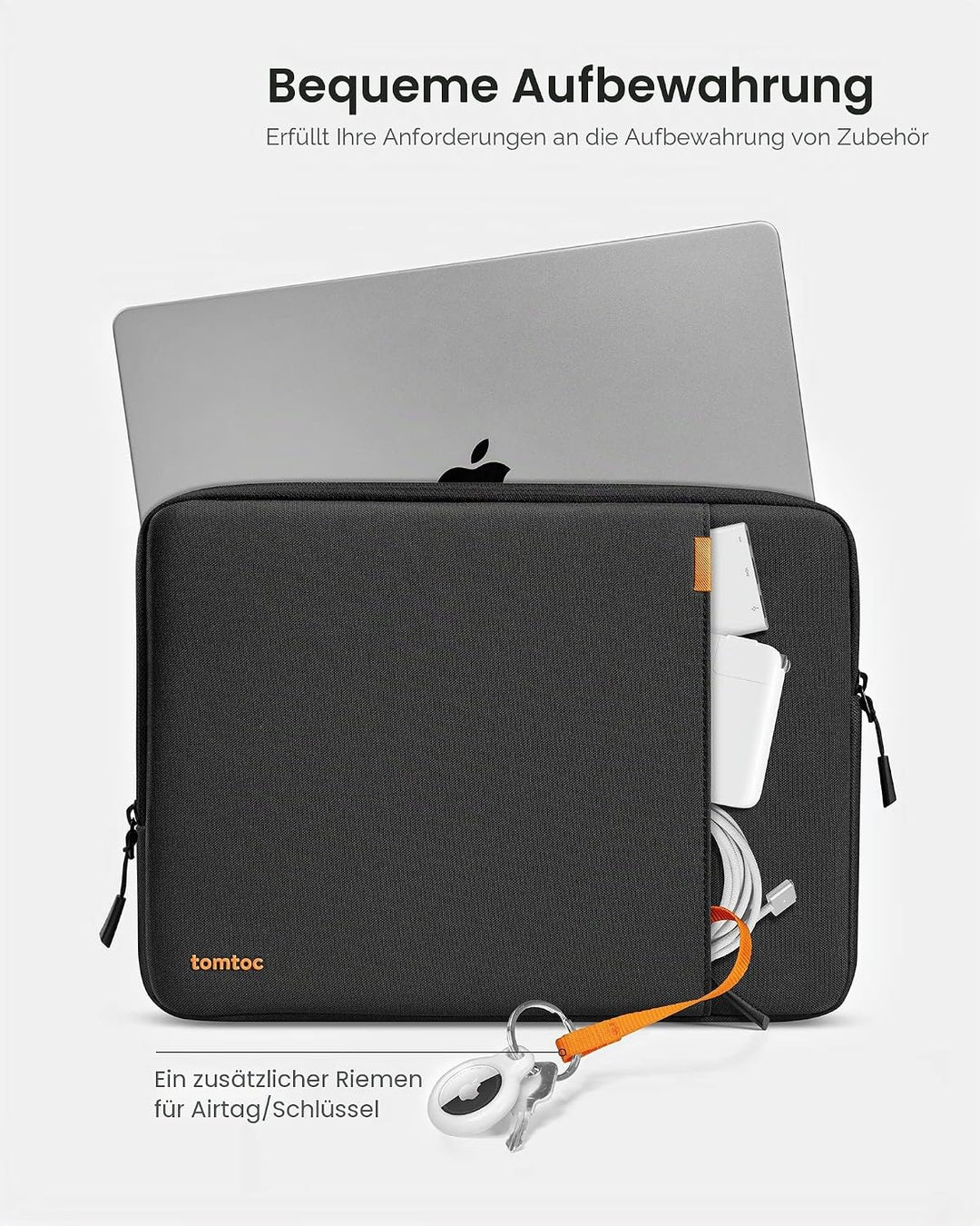 tomtoc 360° Schutzhülle Laptop Hülle für 16 Zoll MacBook Pro M3/M2/M1 Pro/Max A2991 A2780 A2485 A214
