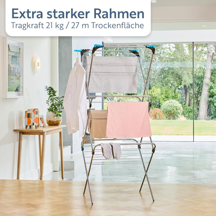 Minky 3-stöckiger Plus-Wäscheständer Einzelbett 3 Ebenen Plus, Einzelbett 3 Ebenen Plus