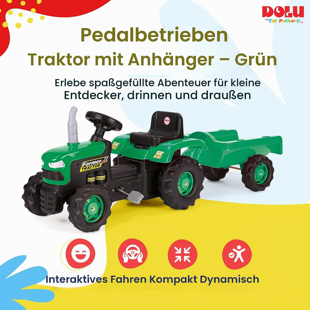 Siva 8053 - Kindertraktor mit Anhänger