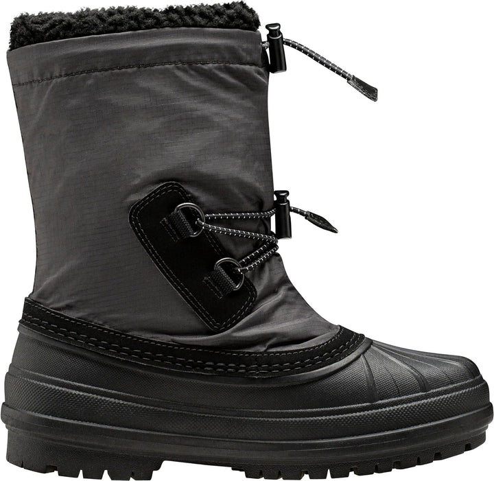 Helly Hansen Unisex Kinder Varanger Isolierte Winterstiefel, Black Light Grey