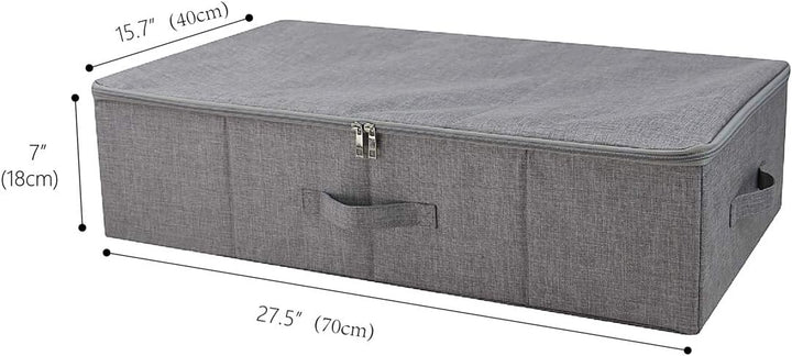 iwill CREATE PRO Faltbare starre Unterbett-Aufbewahrungsbehälter für Kleidung, Schuhe, Decken, Bettd