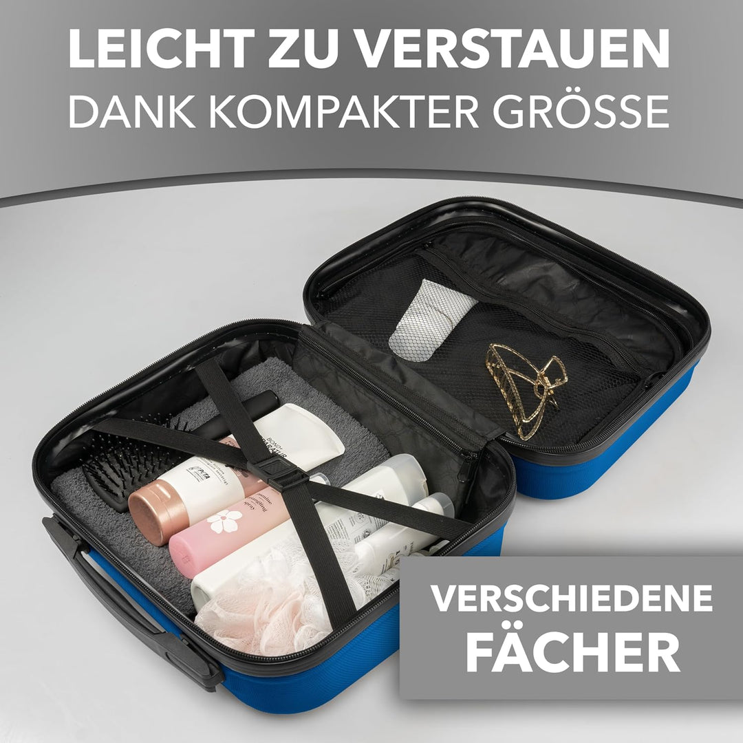 Xonic® Design Kosmetikkoffer aus ABS Hartschale – Robustes Beautycase als Handgepäck - Kosmetiktasch