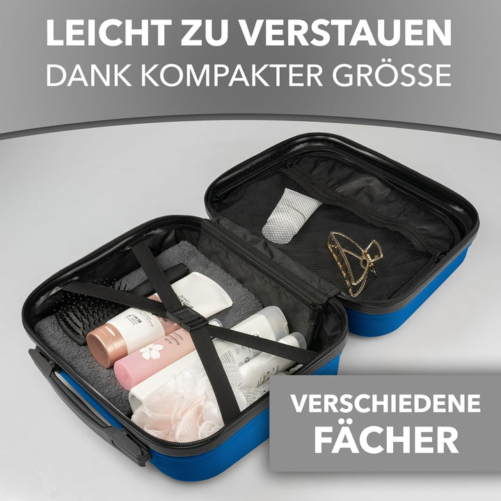 Xonic® Design Kosmetikkoffer aus ABS Hartschale – Robustes Beautycase als Handgepäck - Kosmetiktasch