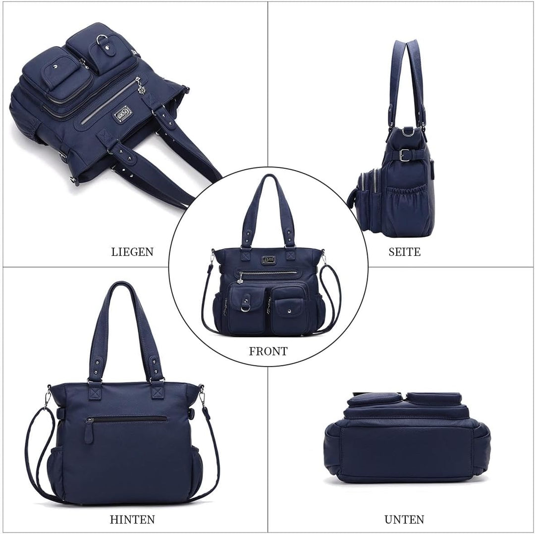 KL928 Handtasche Damen Tasche Umhängetasche Schultertasche Damentaschen gross für Damen Frauentasche
