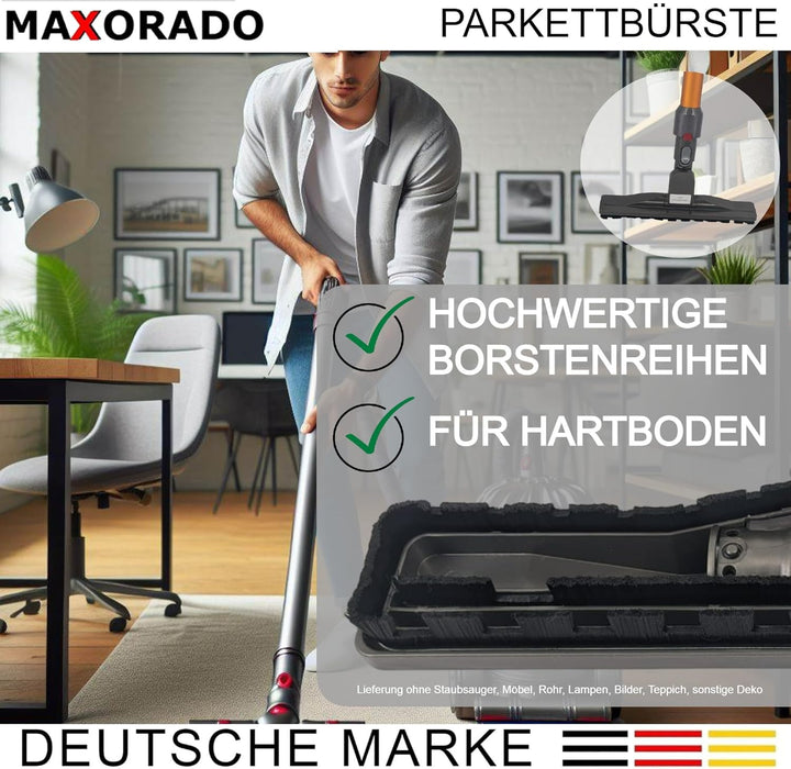 Parkettdüse Hartbodendüse für BigBall Parkettbürste Bodendüse kompatibel mit Dyson Staubsauger BIG B