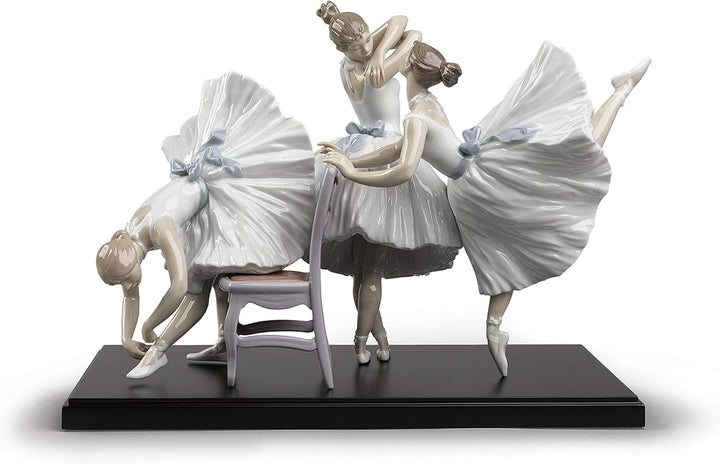 LLADRÓ Figur Ballettstunde. Limitierte Auflage. Ballerina. Porzellan.