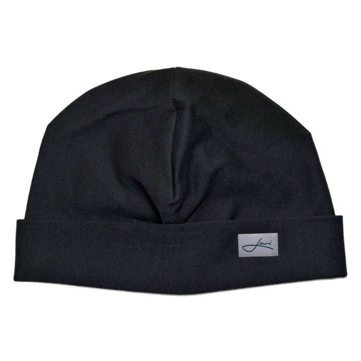 Baumwollmütze schwarz Beanie Made in Germany - Damenmütze & Herrenmütze - Sehr leichte & weiche Somm
