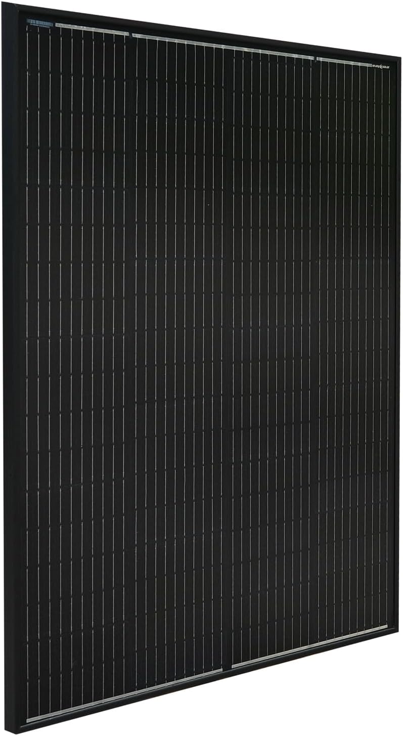 enjoy solar® Bifaziales PERC Monokristallines Solarmodul 150W 36V, 182mm Solarzellen, ideal für Balk