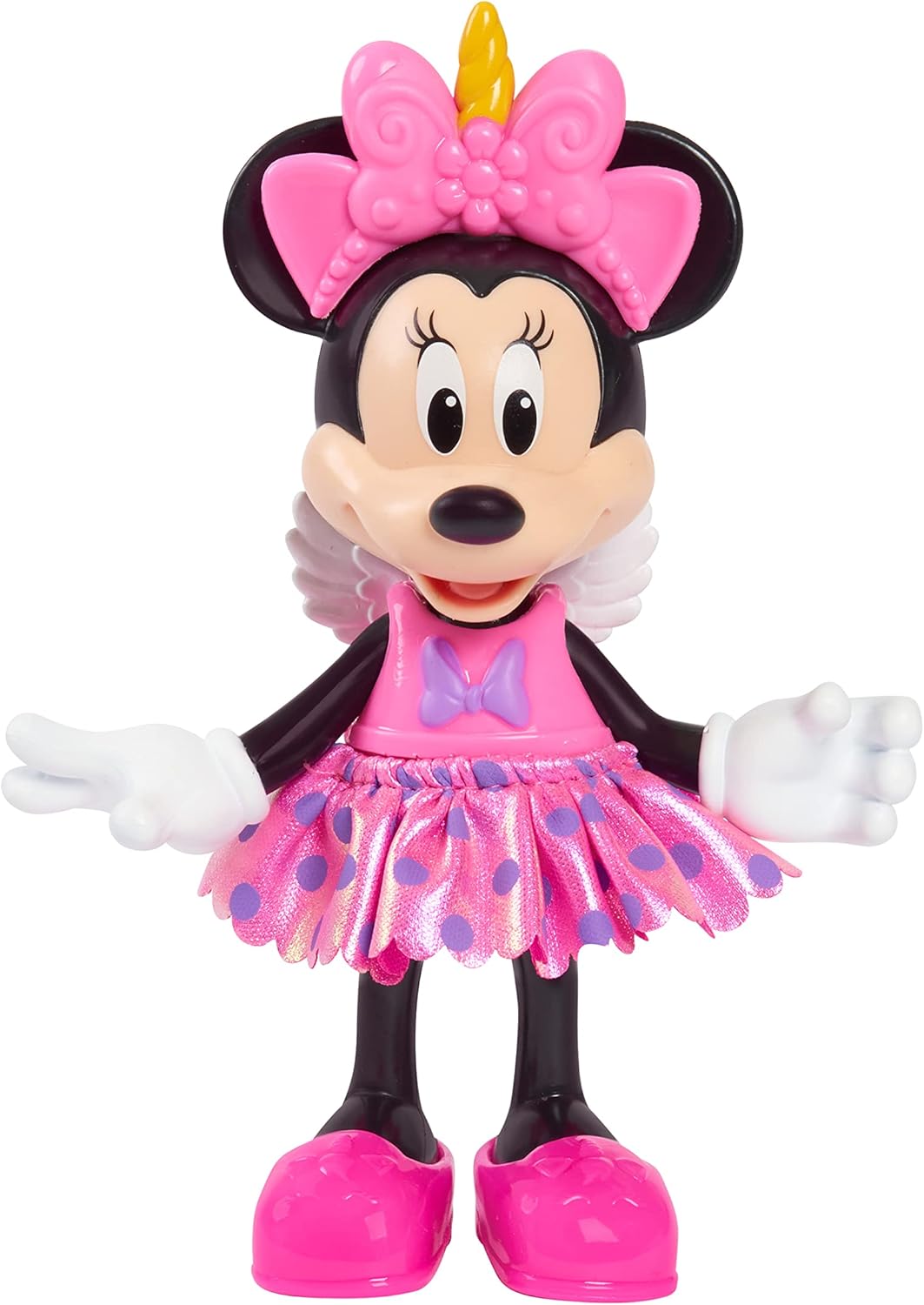 Just Play Minnie Mouse Fashion Doll Puppe with Case Unicorn Modern, Modern