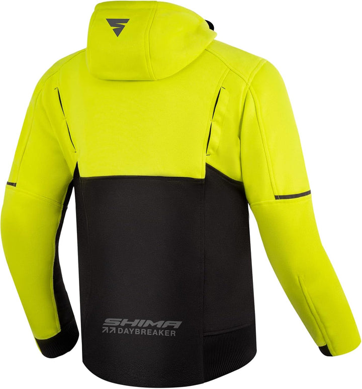 SHIMA DAYBREAKER Motorradhoodie Herren und Damen - Motorrad Kaputze Hoodie mit Protektoren Jacke Kap