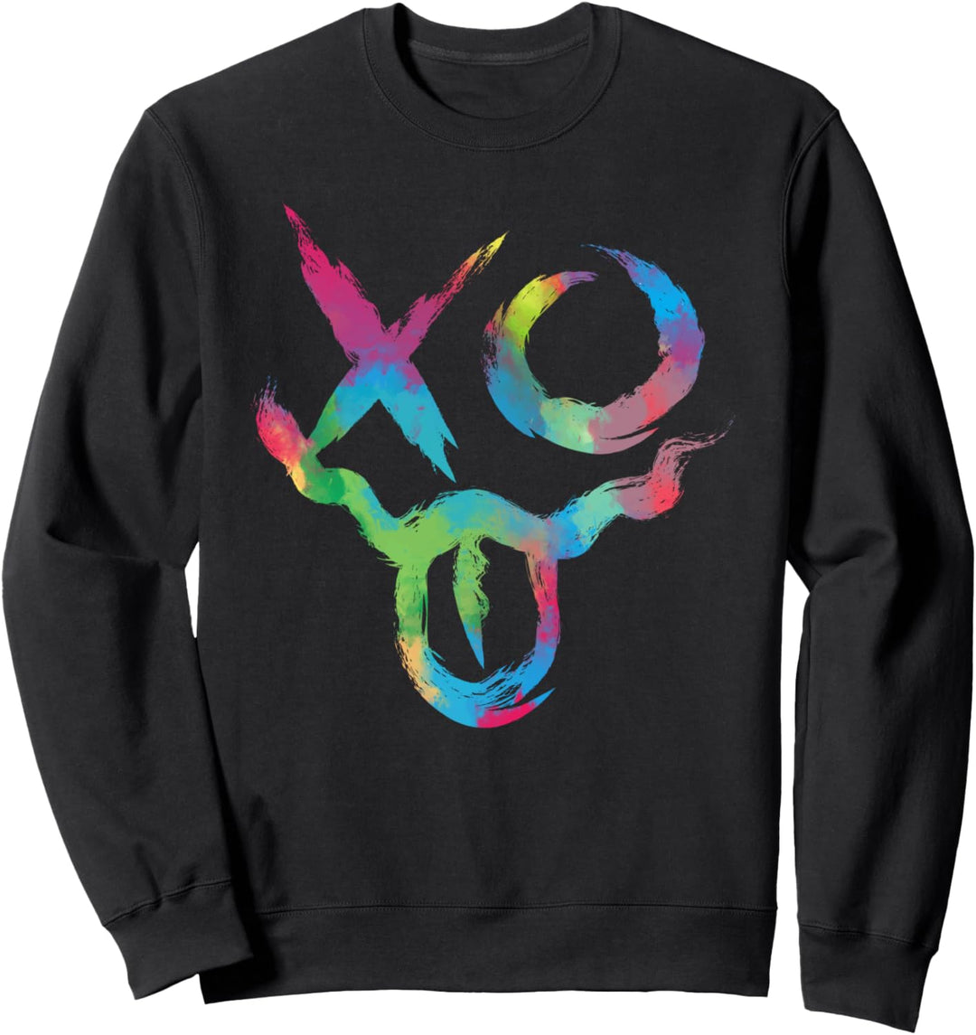 Sommer EDM Festival Rave Face Tech Sweatshirt
