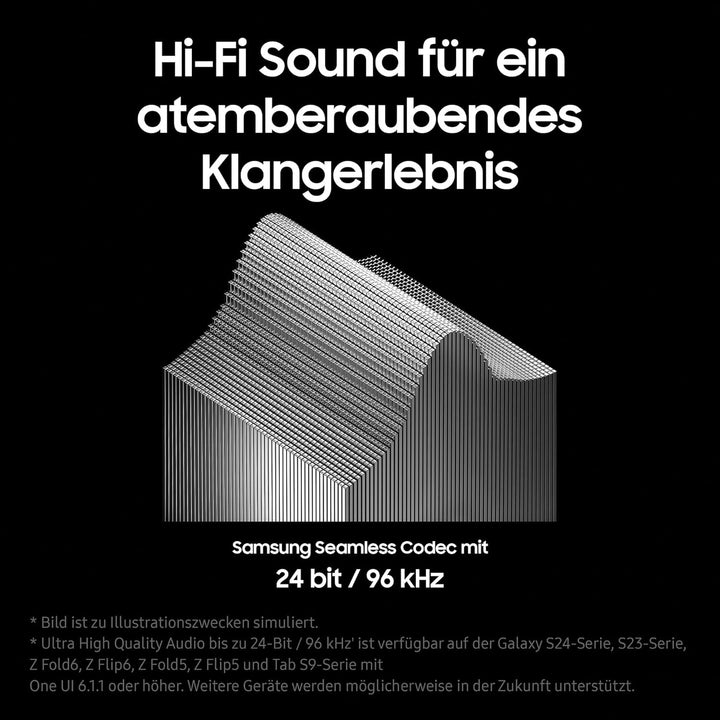 Samsung Galaxy Buds3 Pro Kabellose Bluetooth-Kopfhörer, Active Noise Cancelling (ANC), Adaptive Gerä