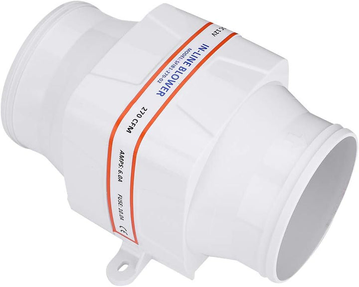 Abluftventilator, 10,2 cm, in Line, Marine-Bilge-Luftgebläse, starker Ventilator, geschlossenes Moto