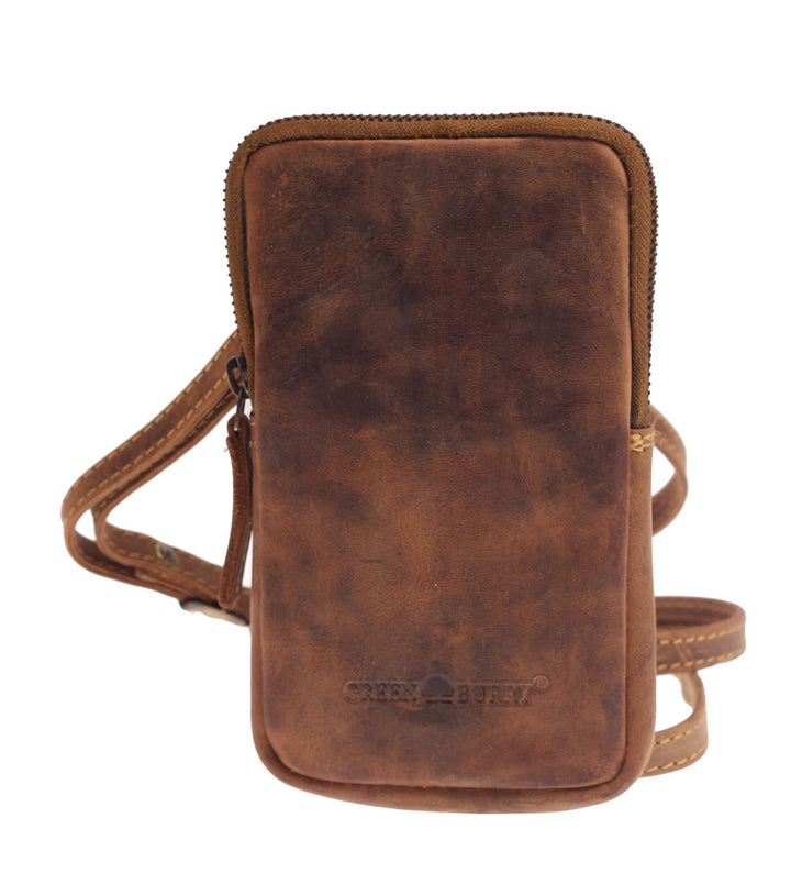 Green Burry Vintage Original Vintage Mobil-Sling 1593, Phone Bag Braun, Braun