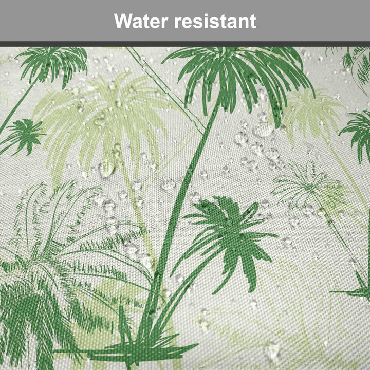 ABAKUHAUS Hawaii Polster für Esszimmerstühle, Sketch Stil Palmen, Dekoratives wasserfestes Kissen mi