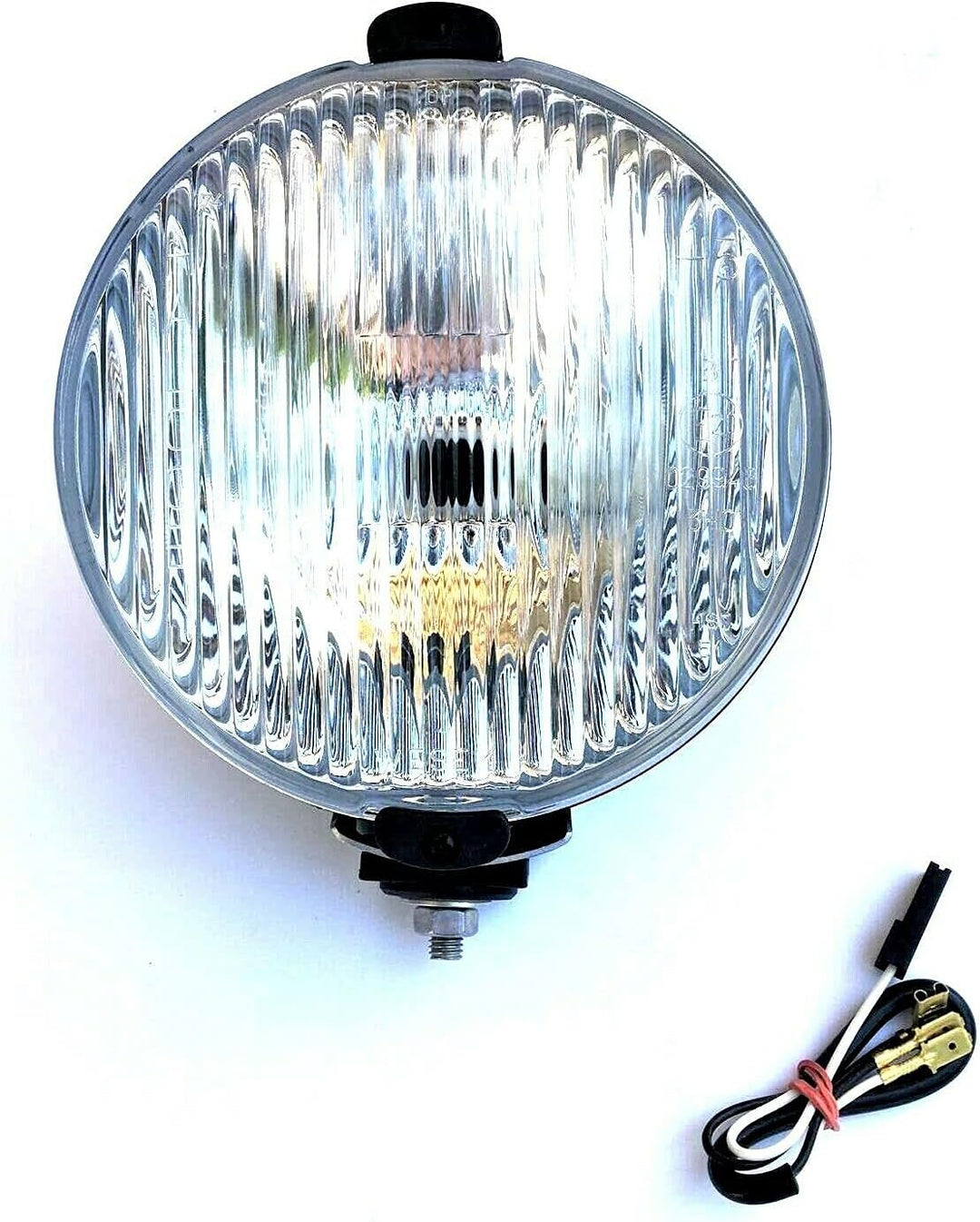 2x H3 Nebelscheinwerfer Halogen 12V 24V Nebellicht Rund Ø152 mit Glühbirnen 12V